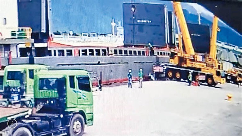 圖為發生致命工業意外的花蓮港第14號碼頭。