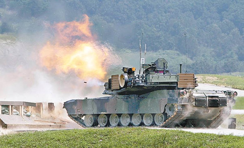 M1阿布拉姆斯是美國陸軍的主戰坦克。（Getty Images圖片）