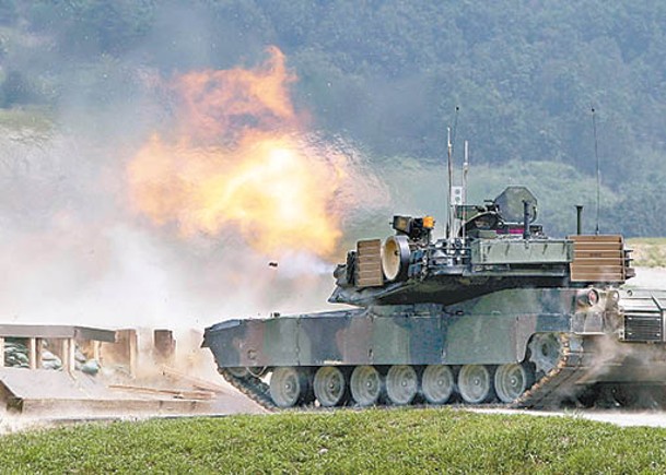 M1阿布拉姆斯是美國陸軍的主戰坦克。（Getty Images圖片）