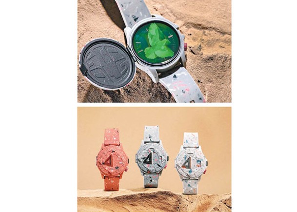 潮流創意：防水日晷手錶  雙式報時