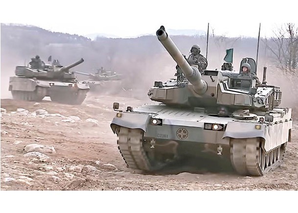 波蘭向南韓採購黑豹坦克。