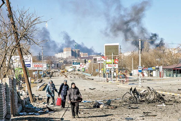 俄烏戰爭造成大批平民傷亡。（Getty Images圖片）
