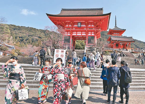 日本京都是旅遊熱點之一。（Getty Images圖片）