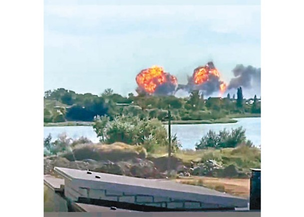 克里米亞俄軍機場爆炸  1死14傷