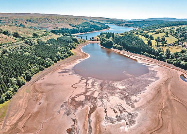 英國多條河流乾涸。（Getty Images圖片）