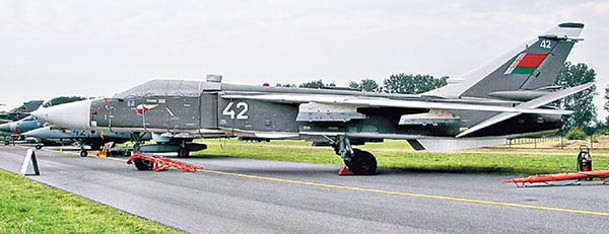 白羅斯空軍蘇24戰鬥轟炸機早已退役。