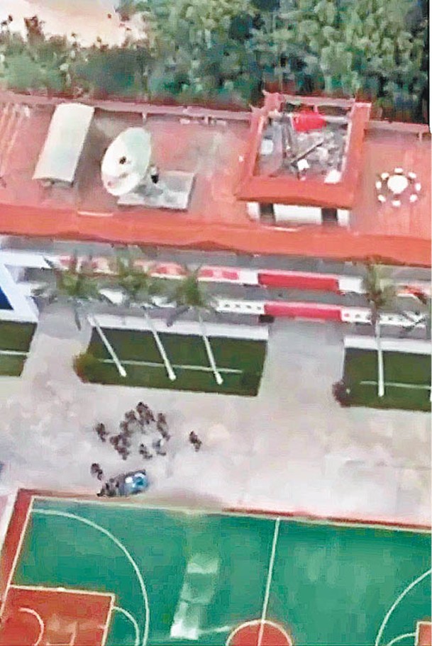 疑似台灣無人機直飛福建角嶼營區，拍攝解放軍士兵。