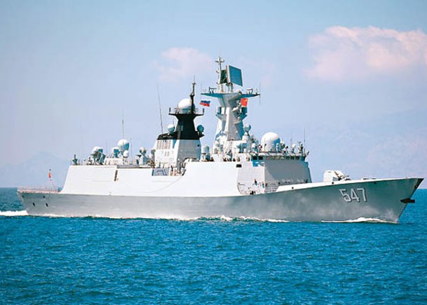 解放軍軍艦快速現代化，圖為054A型護衞艦臨沂號。