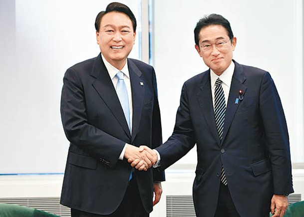 日韓領導會面  商應對朝核問題