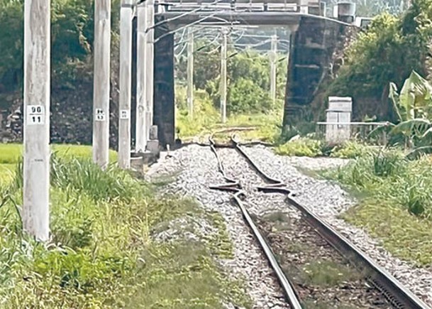 台鐵東幹線受地震影響，花蓮赴台東列車區間中斷。