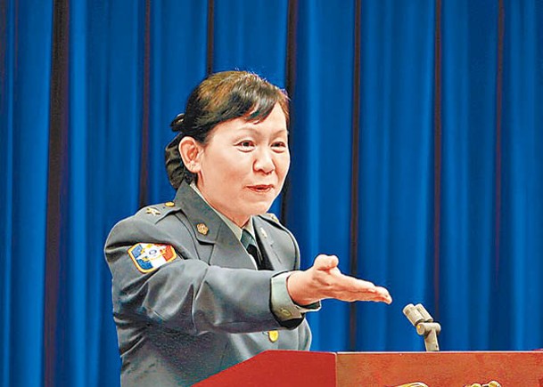陳育琳將會成為台軍首位女中將。（中時電子報圖片）