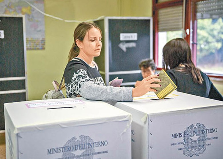 選民在票站投票。（Getty Images圖片）