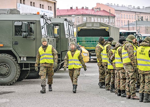 波蘭加強邊境防衞。（Getty Images圖片）