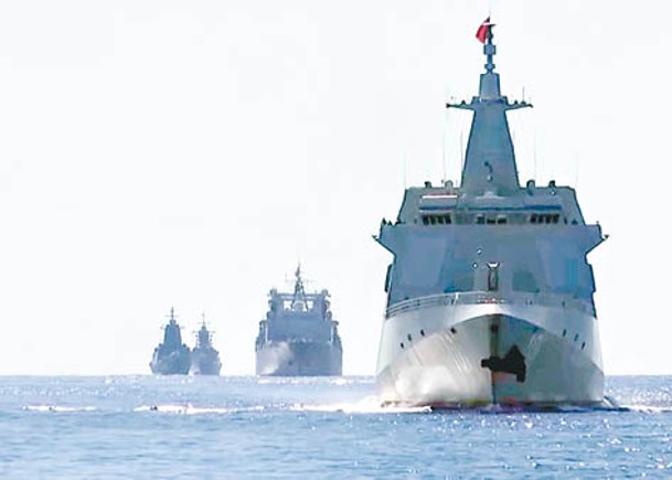 中俄7艦過航鹿兒島  駛入東海