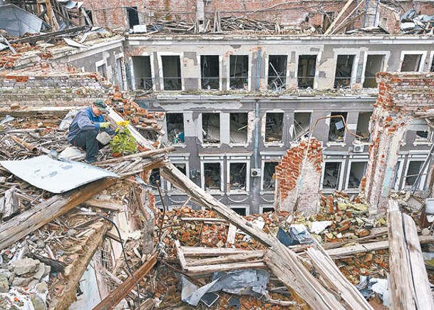 烏克蘭哈爾科夫州飽受戰火摧殘。（Getty Images圖片）