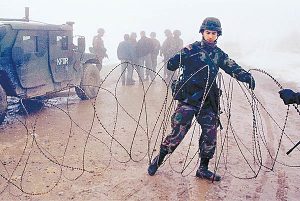 美軍進駐科索沃。（Getty Images圖片）