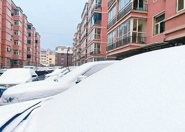 河北省張家口市崇禮區出現降雪天氣。