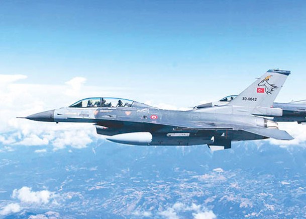 土耳其或未能採購F16戰機。