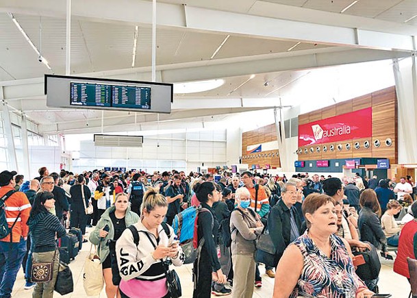 澳洲兩機場現安檢漏洞  致航班延誤