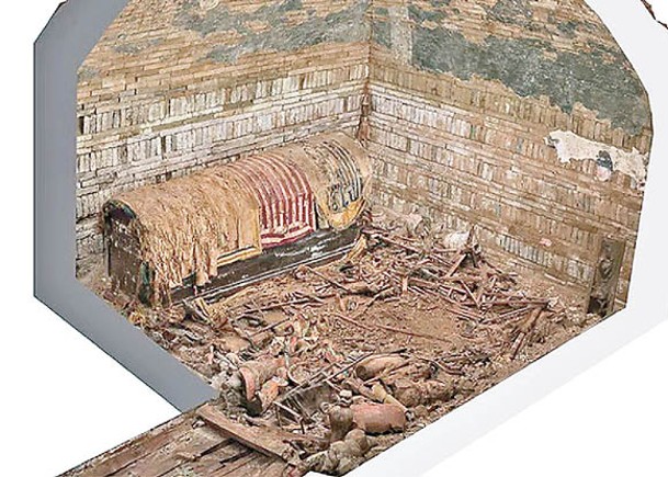 吐谷渾王族墓葬  文物融合多民族