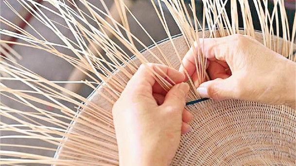 花竹帽編織工序複雜。