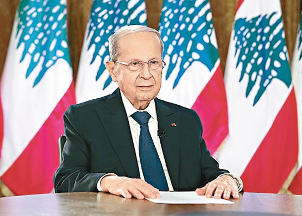 黎巴嫩總統卸任  支持者送別