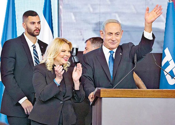 以色列大選得票領先  內塔尼亞胡或再執政