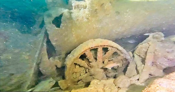 海底殘骸證實屬維拉戈號。
