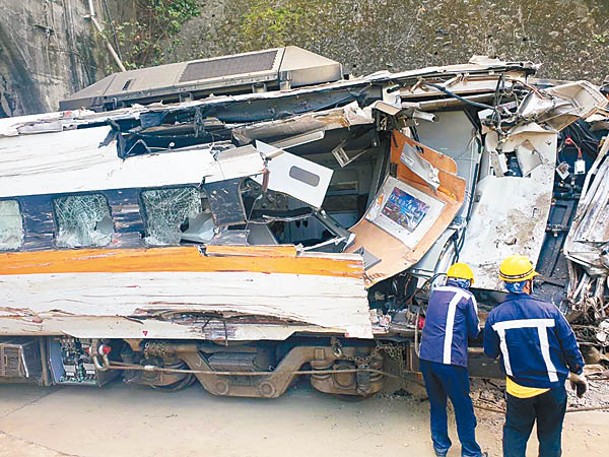 太魯閣號列車出軌造成嚴重死傷。（中時電子報圖片）