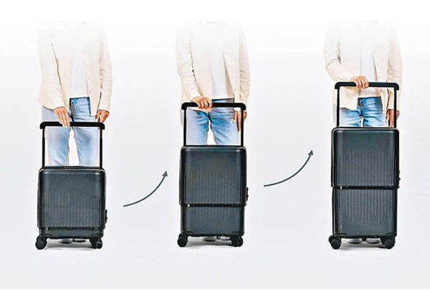 潮流創意：伸縮行李箱  隨時調整容量