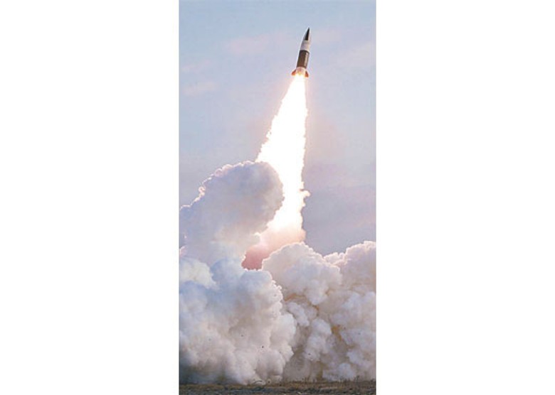 北韓接連發射導彈。