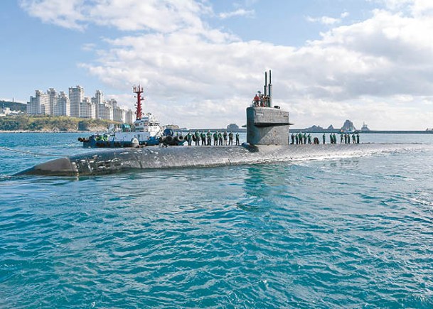 美國或出動洛杉磯級攻擊核潛艇參與演習。