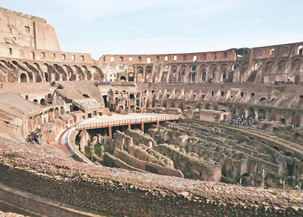 羅馬鬥獸場歷史悠久。（Getty Images圖片）