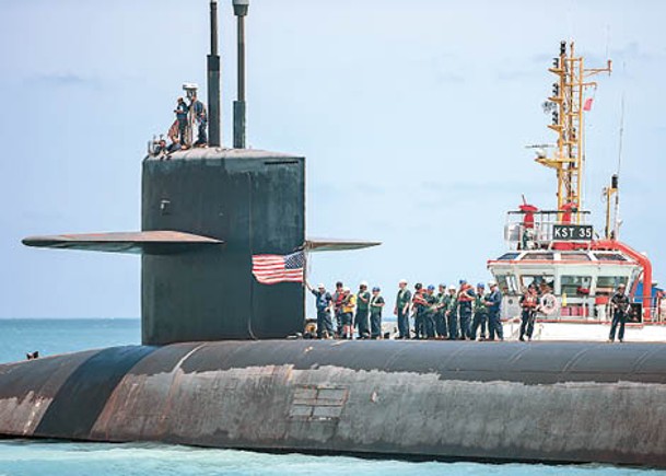 美核潛艇訪印度洋要地