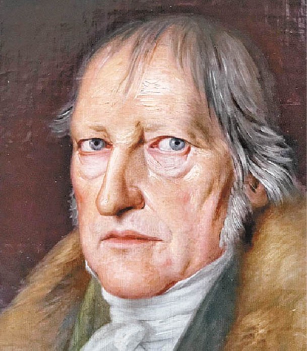 畫家筆下的哲學家黑格爾。