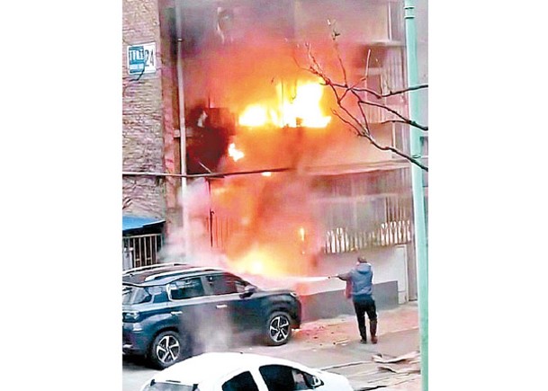 北京舊樓暖爐釀火災  1人亡