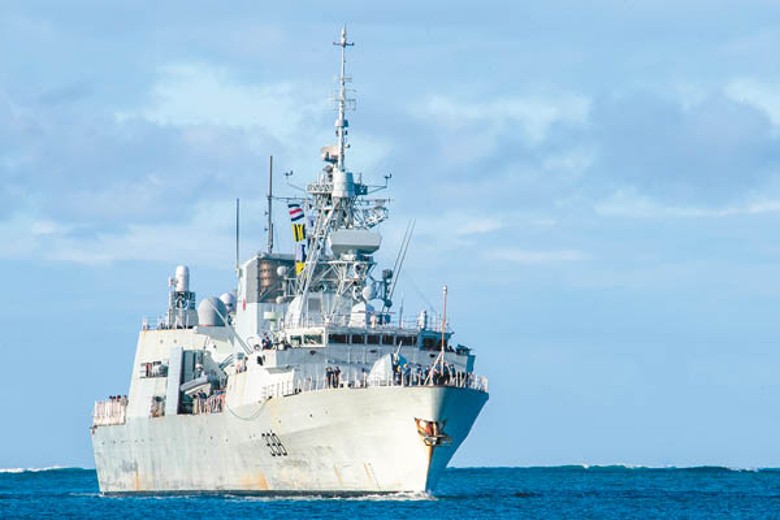加拿大計劃派遣更多軍艦穿越台灣海峽。