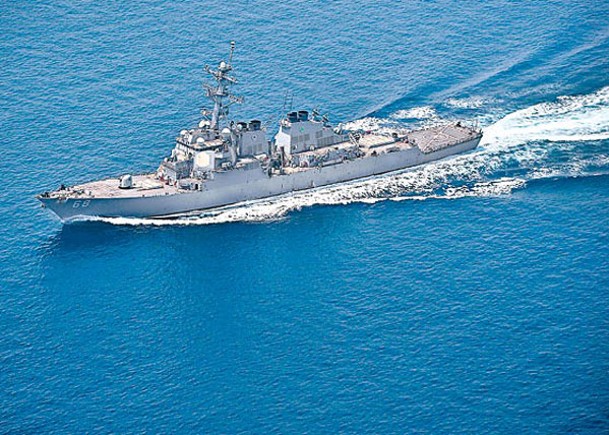海巡遇伊朗艇照射  美艦用激光反制
