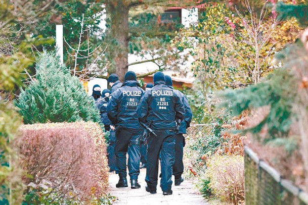 德國警方瓦解武力推翻政府的陰謀。（Getty Images圖片）