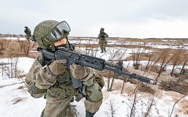 目前有一定數量的俄軍部署在白羅斯。