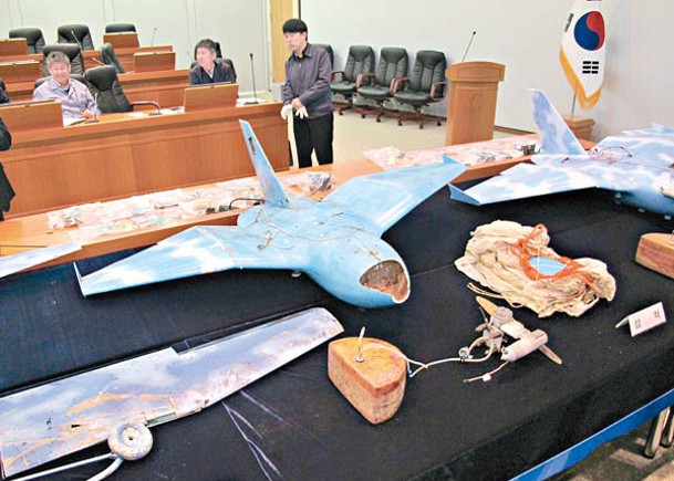 北韓無人機屢闖南韓領空。