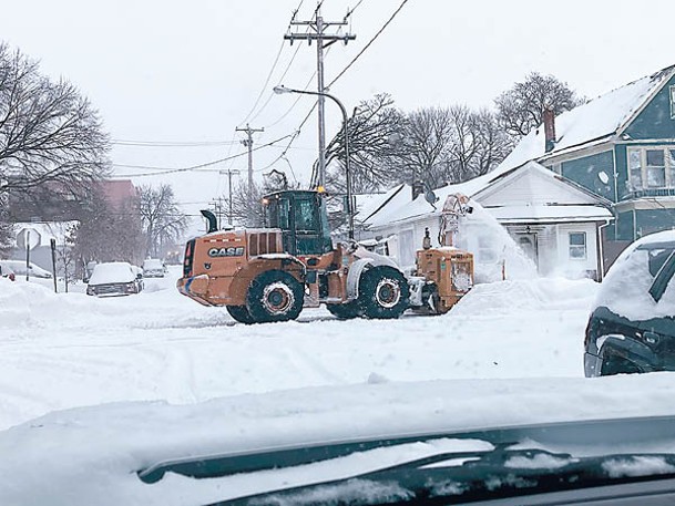 紐約州水牛城是冬季風暴重災區。
