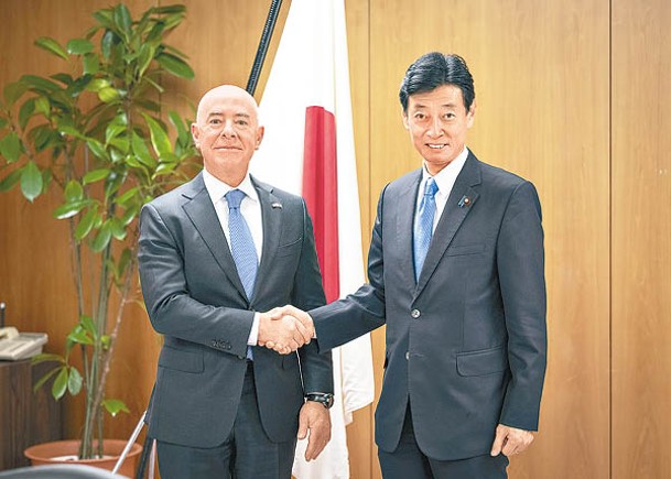 日經產大臣連日晤美部長