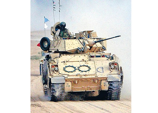 M2A2布拉德利步兵戰車。