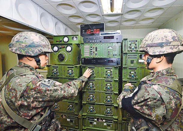 韓軍做好重啟對朝邊境喊話的準備。