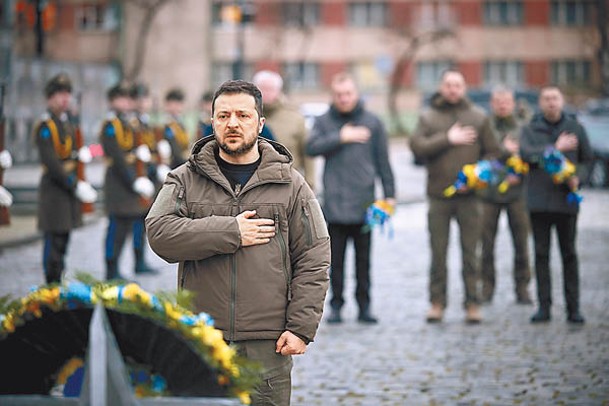 烏克蘭總統澤連斯基否認蘇勒答爾失守。