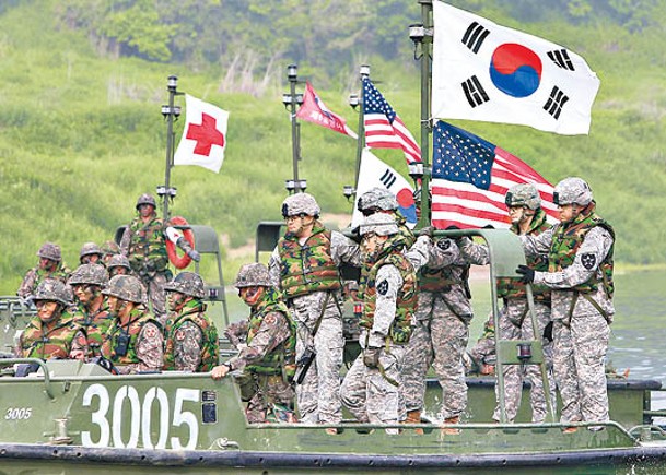 駐韓美軍部分裝備援助烏克蘭。（Getty Images圖片）