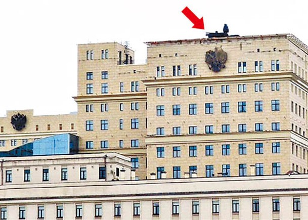 莫斯科兩政府建築  設防空系統