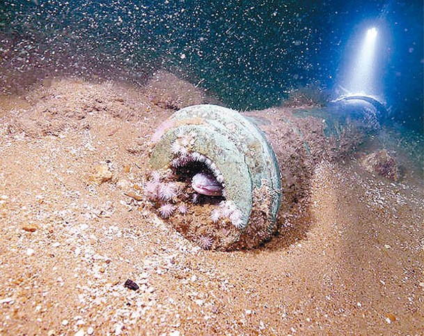「Klein Hollandia」殘骸在英格蘭海岸附近發現。