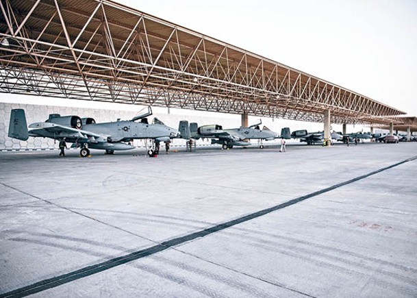 卡塔爾烏代德軍事基地是美國在中東主要軍事設施。